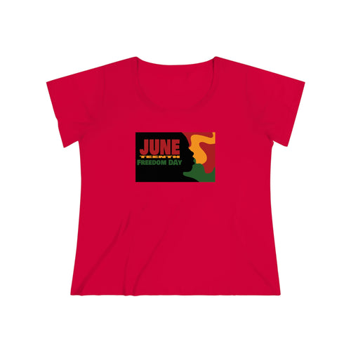 JuneTeenth Women's Curvy Tee