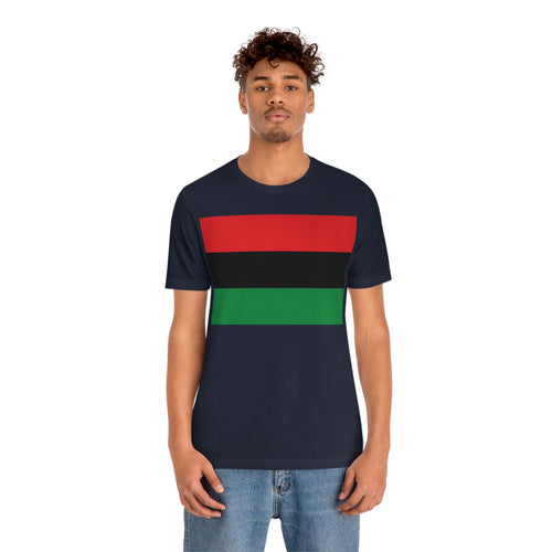 Pan African Flag Unisex Jersey Short Sleeve Tee