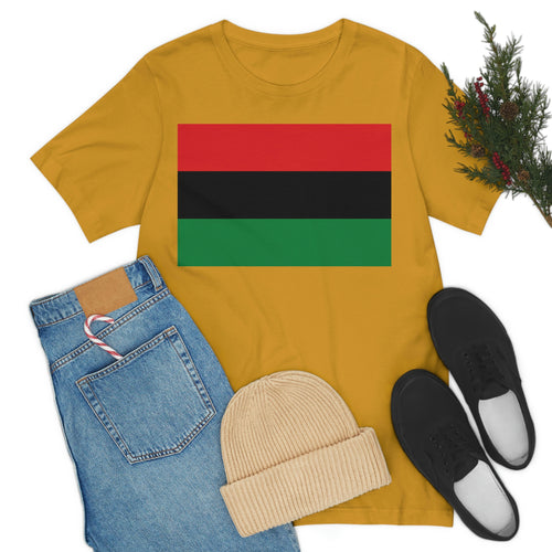 Pan African Flag Unisex Jersey Short Sleeve Tee