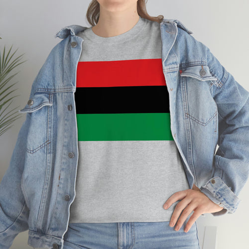 Pan African Flag Unisex Heavy Cotton Tee