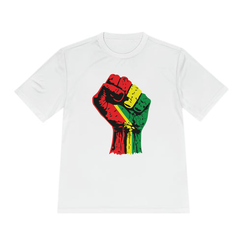 Black Power Fist Unisex Moisture Wicking Tee