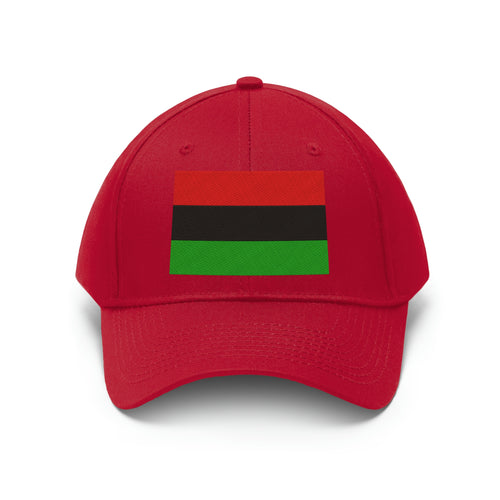 Pan African Flag Unisex Twill Hat