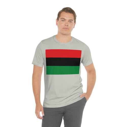 Pan African Flag Unisex Jersey Short Sleeve Tee