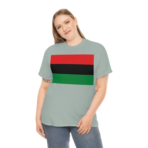 Pan African Flag Unisex Heavy Cotton Tee