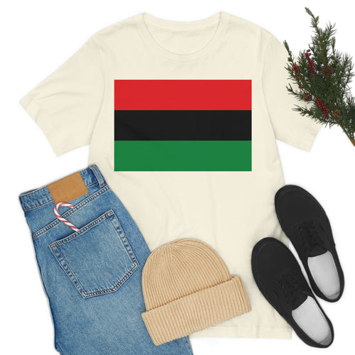 Pan African Flag Unisex Jersey Short Sleeve Tee