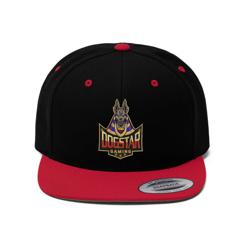 DogStar Gaming Grey Anubis Unisex Flat Bill Hat