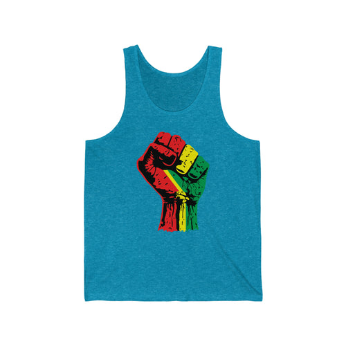 Black Power Fist Unisex Jersey Tank