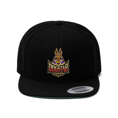 DogStar Gaming Golden Anubis Unisex Flat Bill Hat