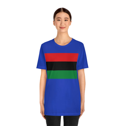 Pan African Flag Unisex Jersey Short Sleeve Tee