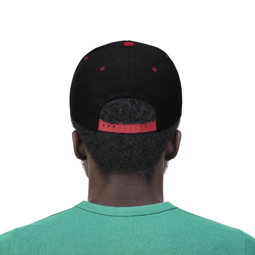 Black Power Fist Unisex Flat Bill Hat