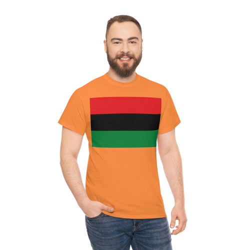 Pan African Flag Unisex Heavy Cotton Tee