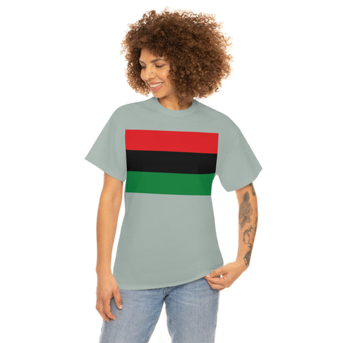 Pan African Flag Unisex Heavy Cotton Tee