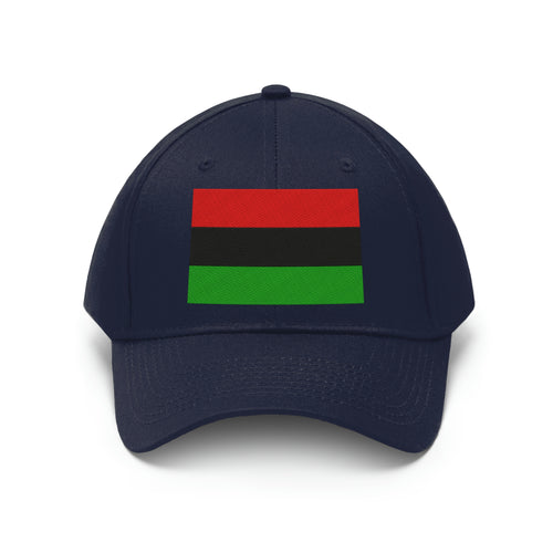 Pan African Flag Unisex Twill Hat