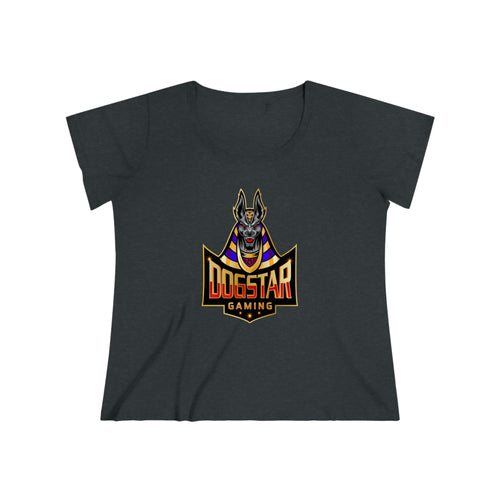 DogStar Gaming Grey Anubis Women's Curvy Tee