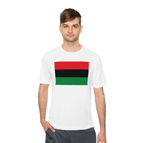 Pan African Flag Unisex Moisture Wicking Tee