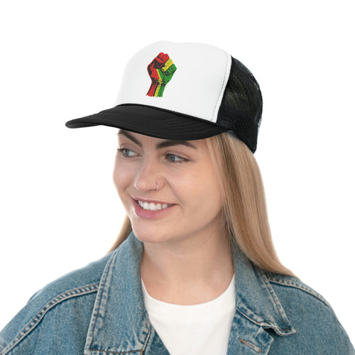 Black Power Fist Trucker Caps