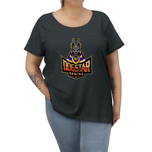 DogStar Gaming Grey Anubis Women's Curvy Tee