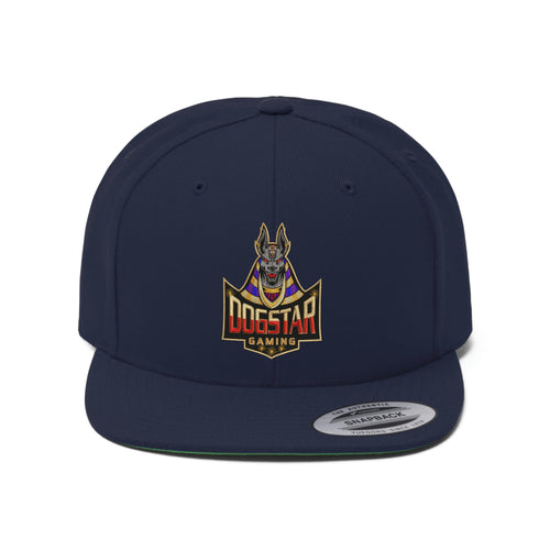 DogStar Gaming Grey Anubis Unisex Flat Bill Hat