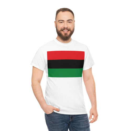 Pan African Flag Unisex Heavy Cotton Tee