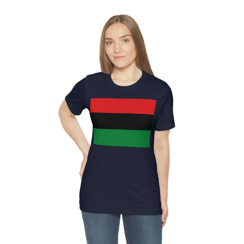 Pan African Flag Unisex Jersey Short Sleeve Tee