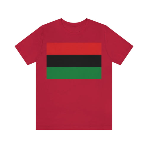 Pan African Flag Unisex Jersey Short Sleeve Tee