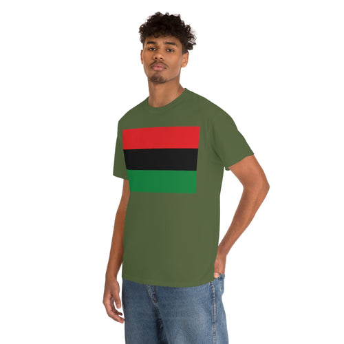 Pan African Flag Unisex Heavy Cotton Tee