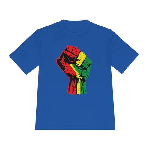 Black Power Fist Unisex Moisture Wicking Tee