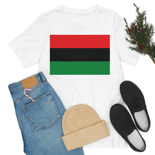 Pan African Flag Unisex Jersey Short Sleeve Tee