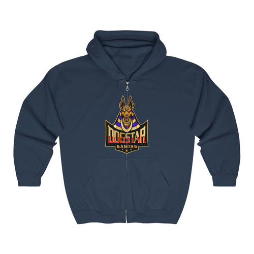 DogStar Gaming Brown Anubis Unisex Heavy Blend™ Full Zip Hooded Sweatshirt