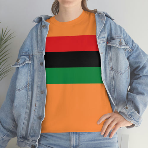 Pan African Flag Unisex Heavy Cotton Tee