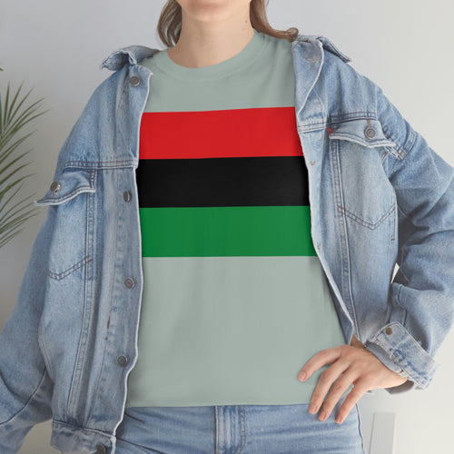 Pan African Flag Unisex Heavy Cotton Tee