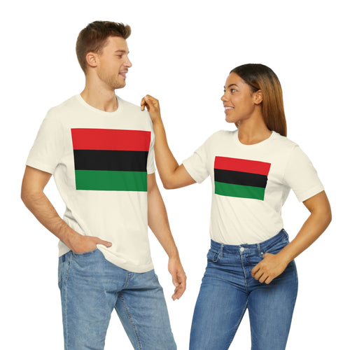 Pan African Flag Unisex Jersey Short Sleeve Tee