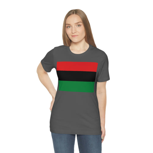 Pan African Flag Unisex Jersey Short Sleeve Tee