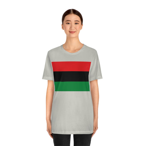 Pan African Flag Unisex Jersey Short Sleeve Tee