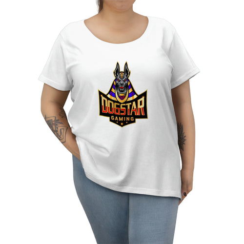 DogStar Gaming Grey Anubis Women's Curvy Tee