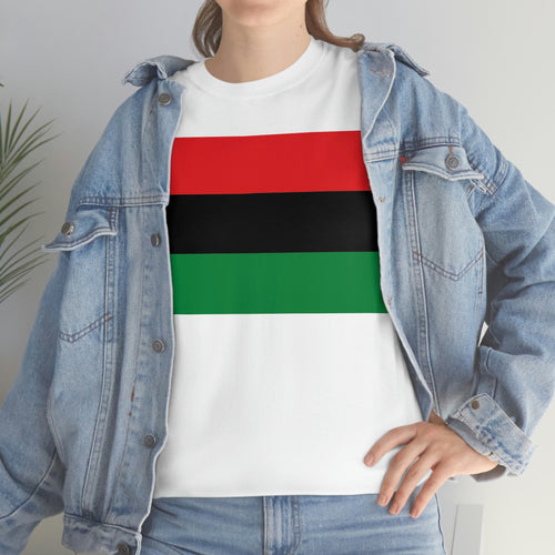 Pan African Flag Unisex Heavy Cotton Tee