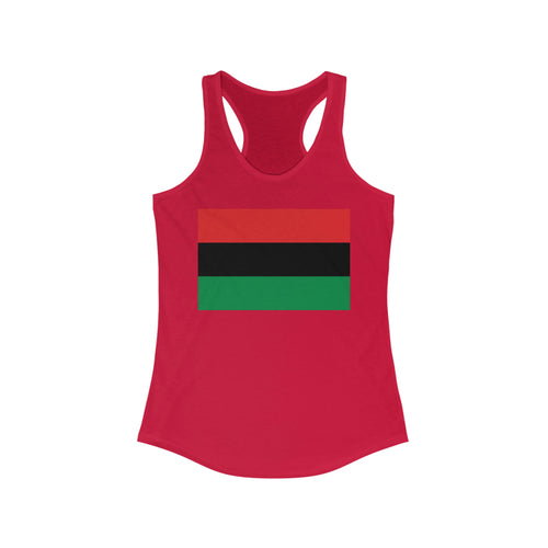 Pan African Flag Women's Ideal Racerback Tank