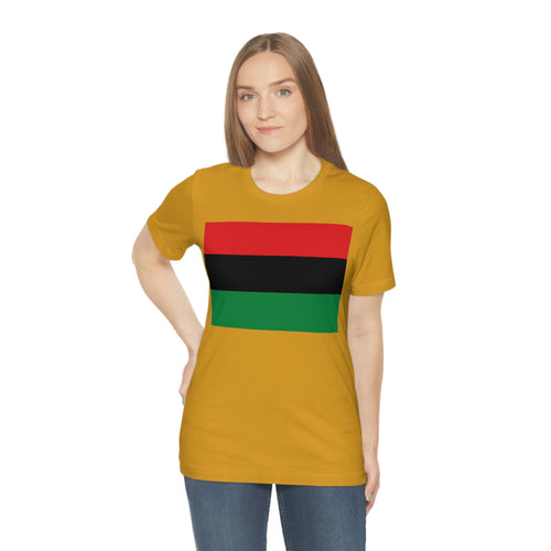 Pan African Flag Unisex Jersey Short Sleeve Tee