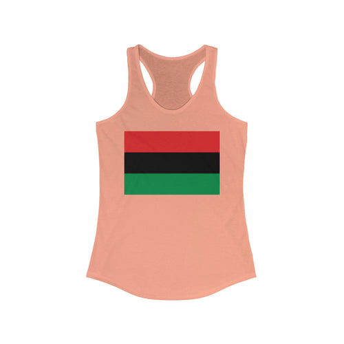 Pan African Flag Women's Ideal Racerback Tank