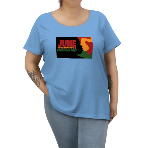 JuneTeenth Women's Curvy Tee