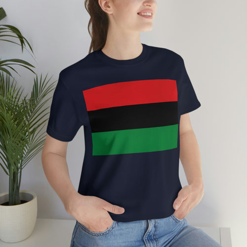 Pan African Flag Unisex Jersey Short Sleeve Tee