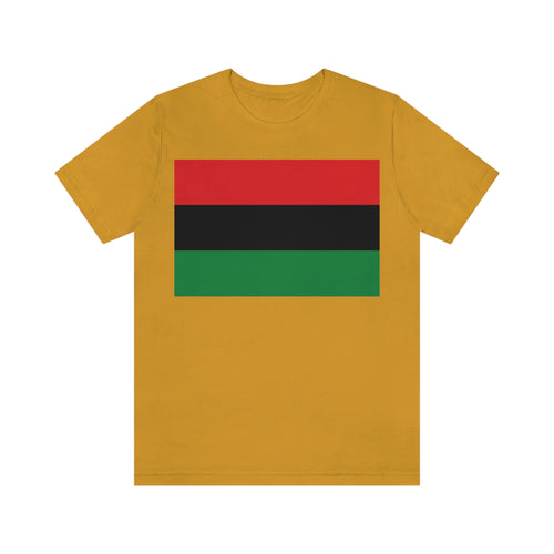 Pan African Flag Unisex Jersey Short Sleeve Tee