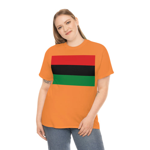 Pan African Flag Unisex Heavy Cotton Tee