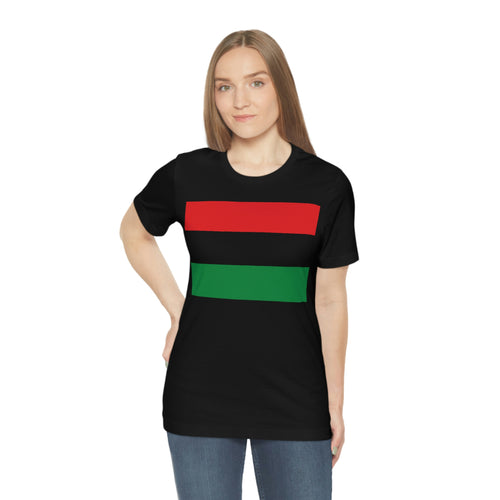 Pan African Flag Unisex Jersey Short Sleeve Tee