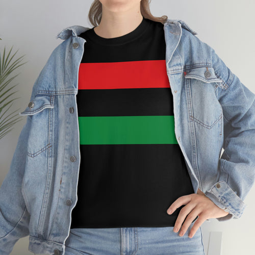 Pan African Flag Unisex Heavy Cotton Tee