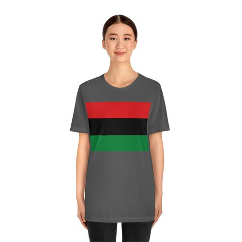 Pan African Flag Unisex Jersey Short Sleeve Tee