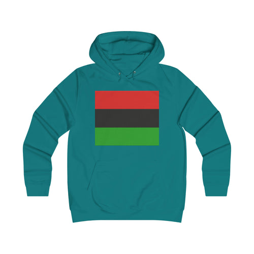 Pan African Flag Girlie College Hoodie