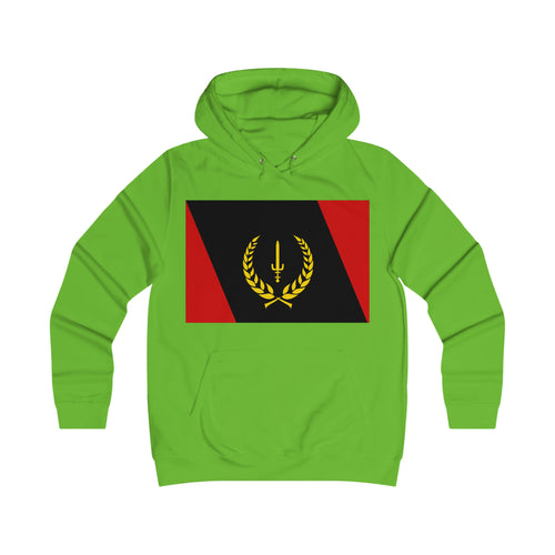 Black Heritage Flag Girlie College Hoodie