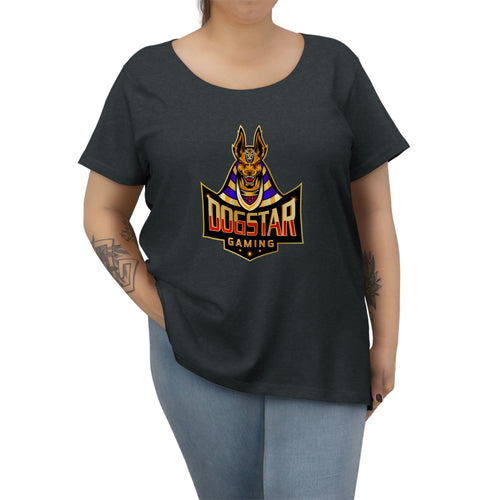 DogStar Gaming Brown Anubis Women's Curvy Tee