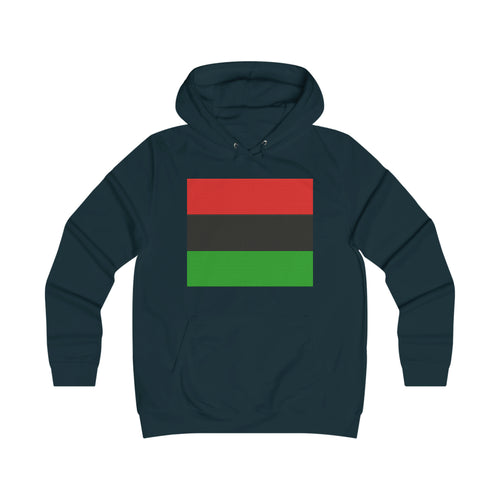 Pan African Flag Girlie College Hoodie